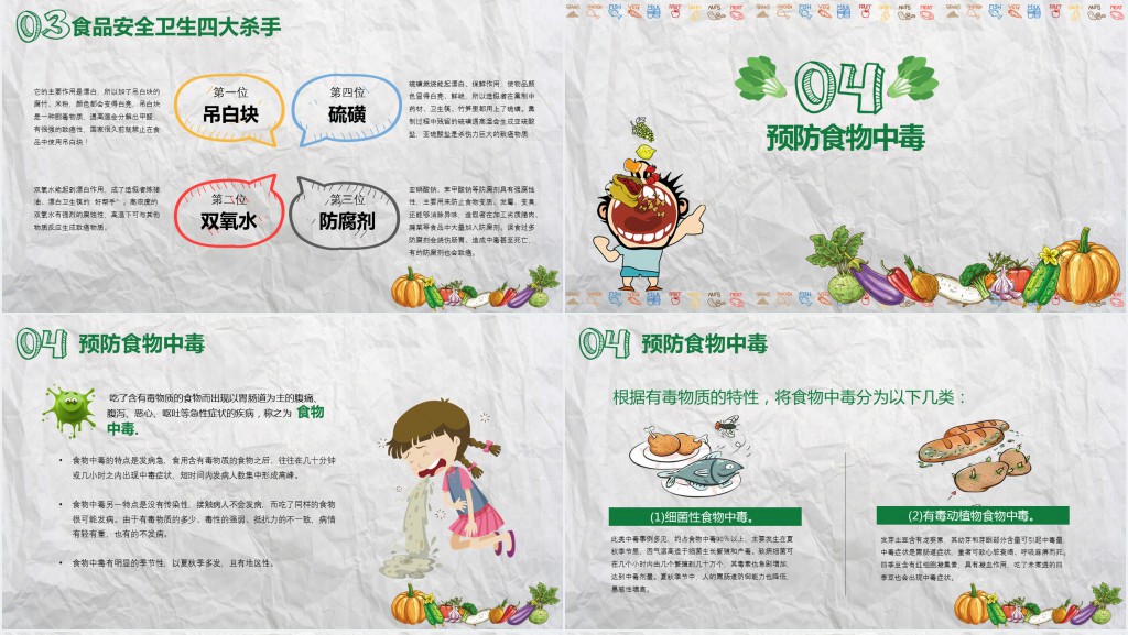 关注食品安全法宣传教育PPT