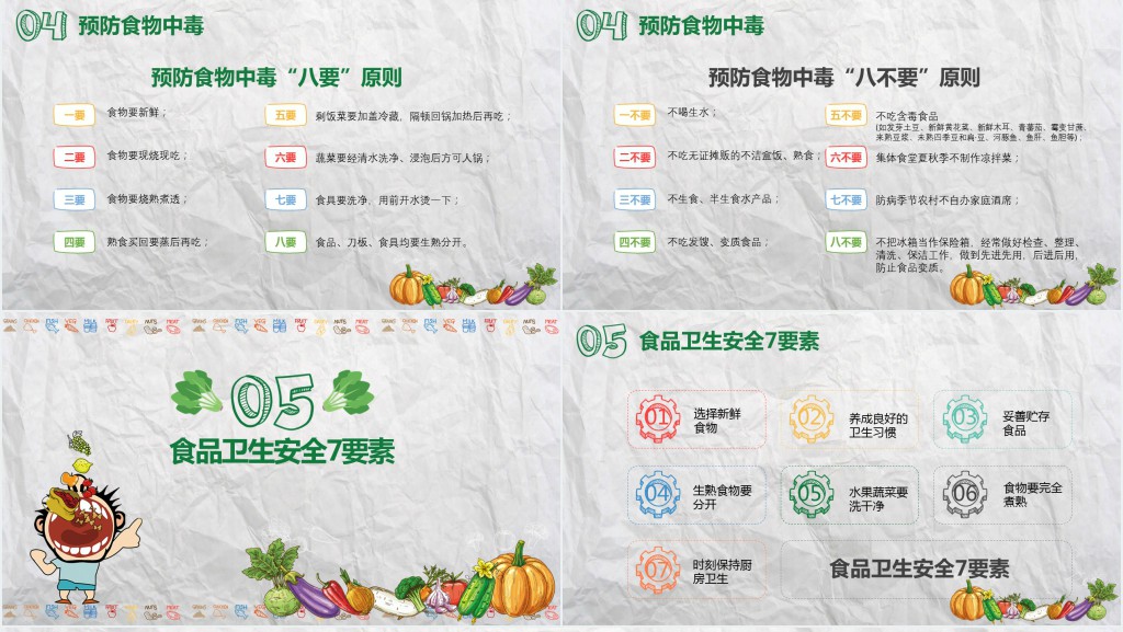 关注食品安全法宣传教育PPT