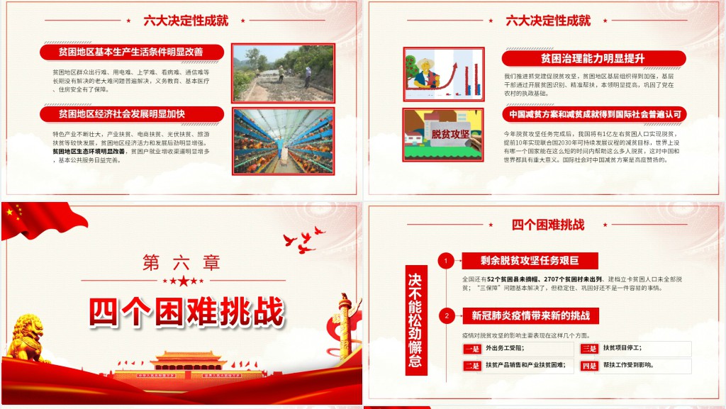 决战决胜脱贫攻坚座谈会解读PPT课件 决战决胜脱贫攻坚座谈会解读PPT课件
