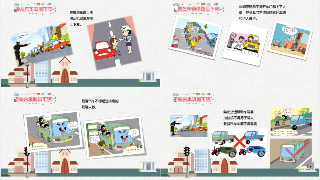 小学生安全出行知识PPT课件 小学生安全出行知识PPT课件