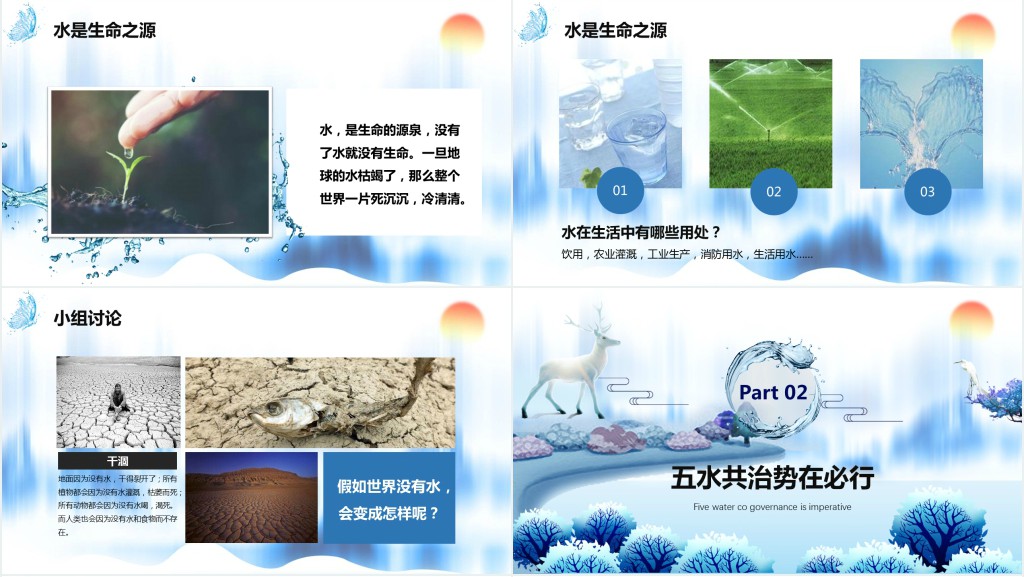 小学五水共治主题班会PPT课件 小学五水共治主题班会PPT课件
