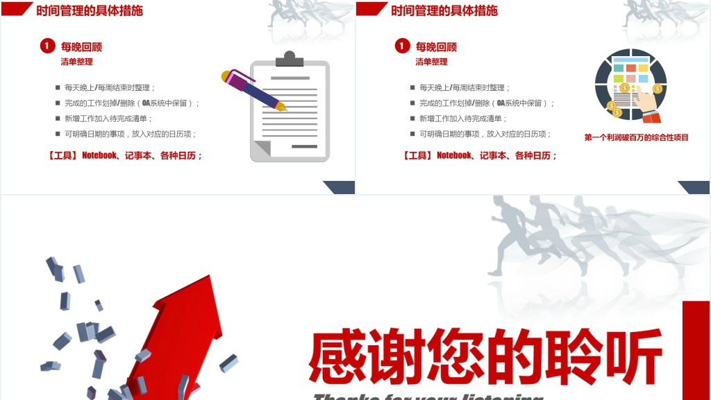 企业员工时间管理培训PPT模板