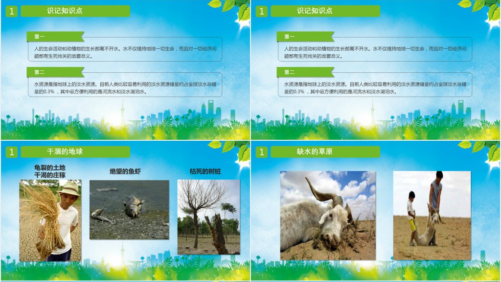 小学节约用水如何从我做起PPT课件