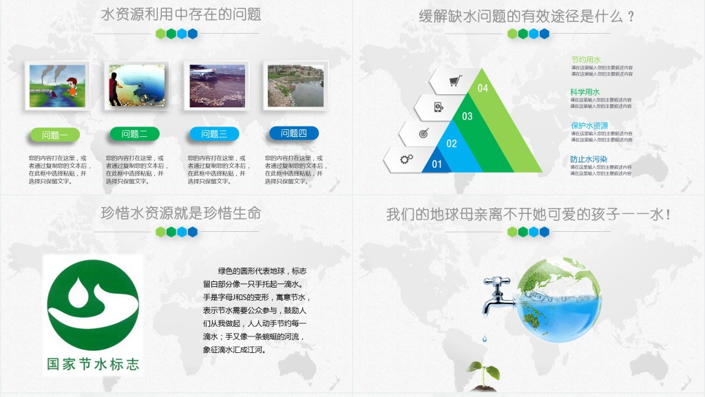 节约用水人人有责班会PPT内容 节约用水人人有责班会PPT内容
