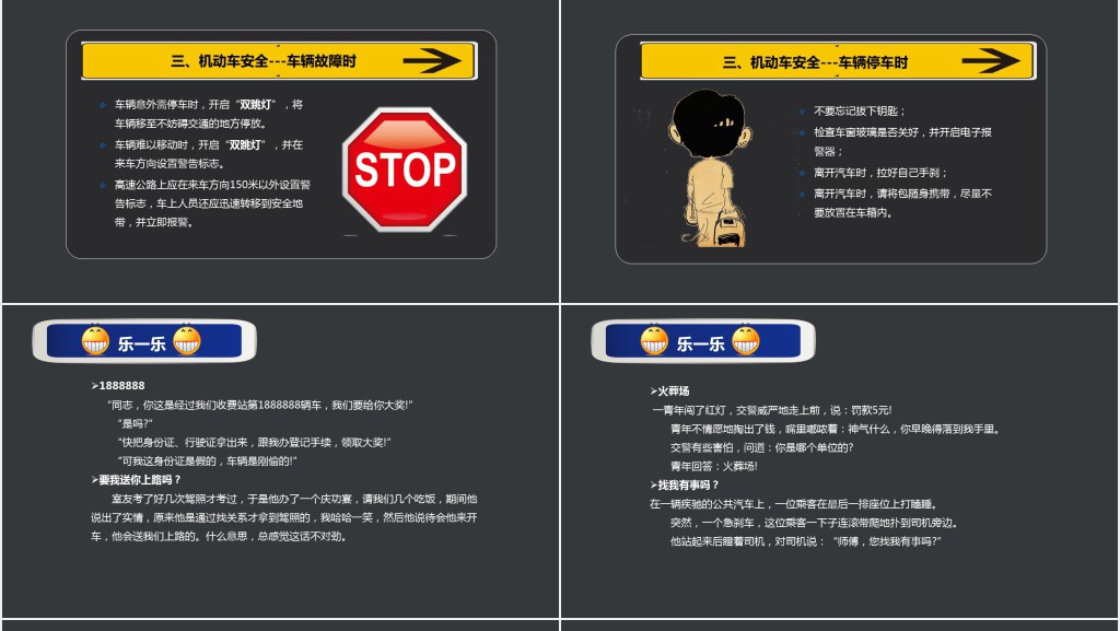 高中生道路交通安全教育PPT课件