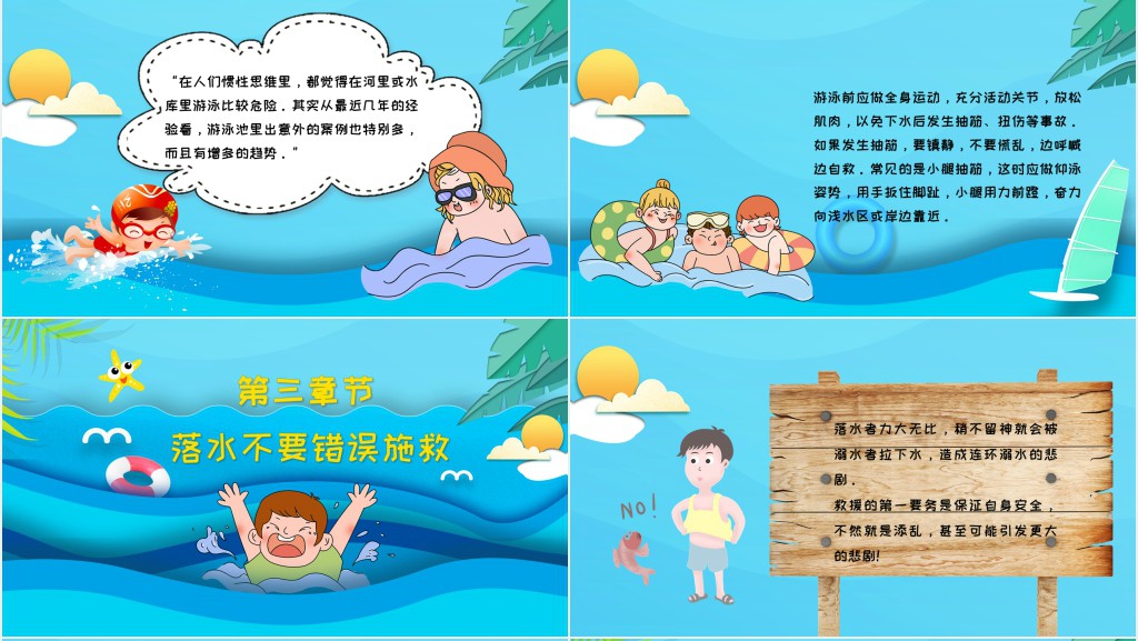 夏季防溺水安全课教案PPT课件 夏季防溺水安全课教案PPT课件