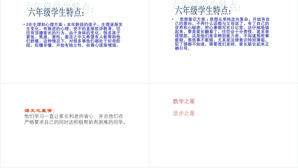 小学六年级下开学家长会PPT课件 小学六年级下开学家长会PPT课件