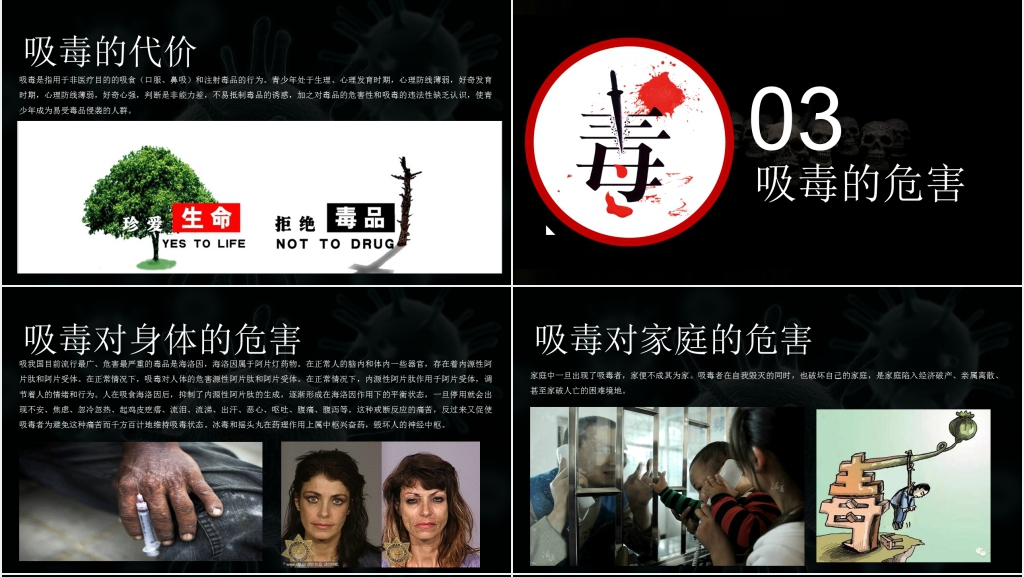 初中生禁毒教育PPT课件