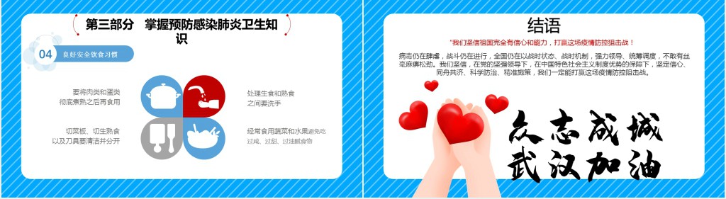 实用返岗上班后怎么预防新型冠状病毒PPT模板 实用返岗上班后怎么预防新型冠状病毒PPT模板