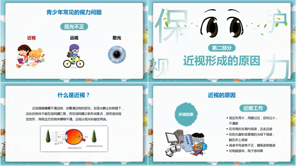 预防近视的小学主题班会PPT课件 预防近视的小学主题班会PPT课件