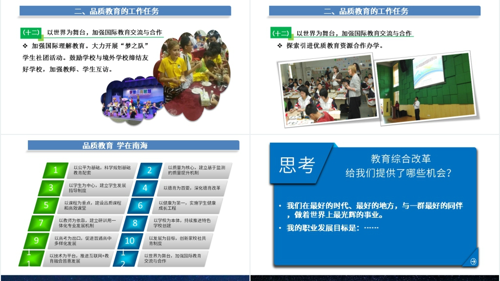 我的职业生涯规划书教师PPT范文 我的职业生涯规划书教师PPT范文