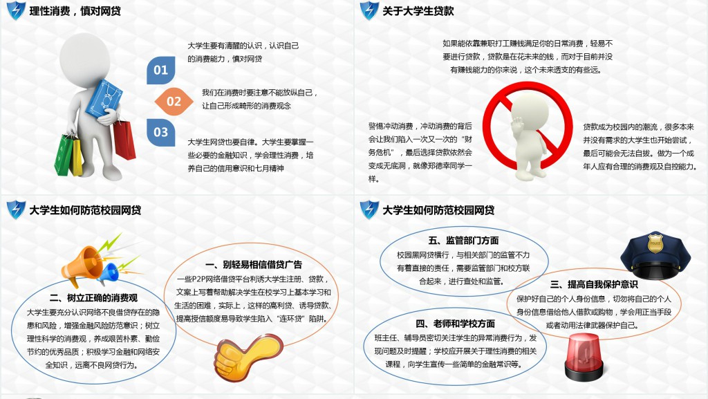防范校园网贷教育PPT课件 防范校园网贷教育PPT课件