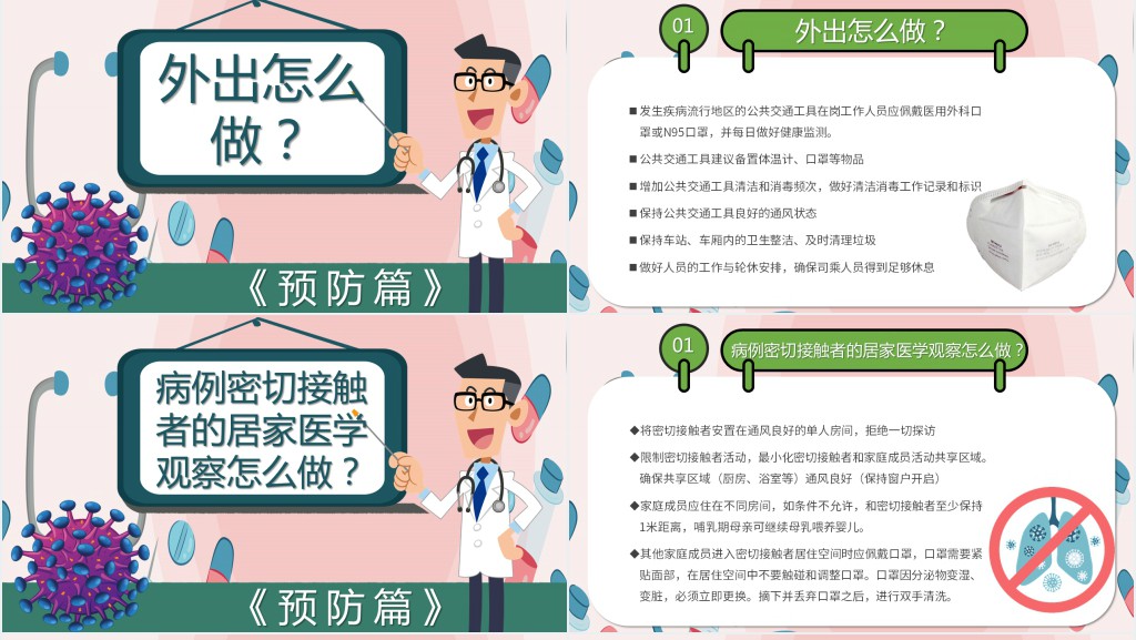 卡通风开学第一课如何预防冠状病毒小学篇PPT课件 卡通风开学第一课如何预防冠状病毒小学篇PPT课件