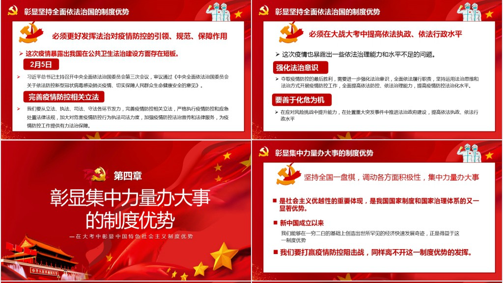 党政风战疫面前凝聚起中国精神磅礴伟力研究PPT党课 党政风战疫面前凝聚起中国精神磅礴伟力研究PPT党课