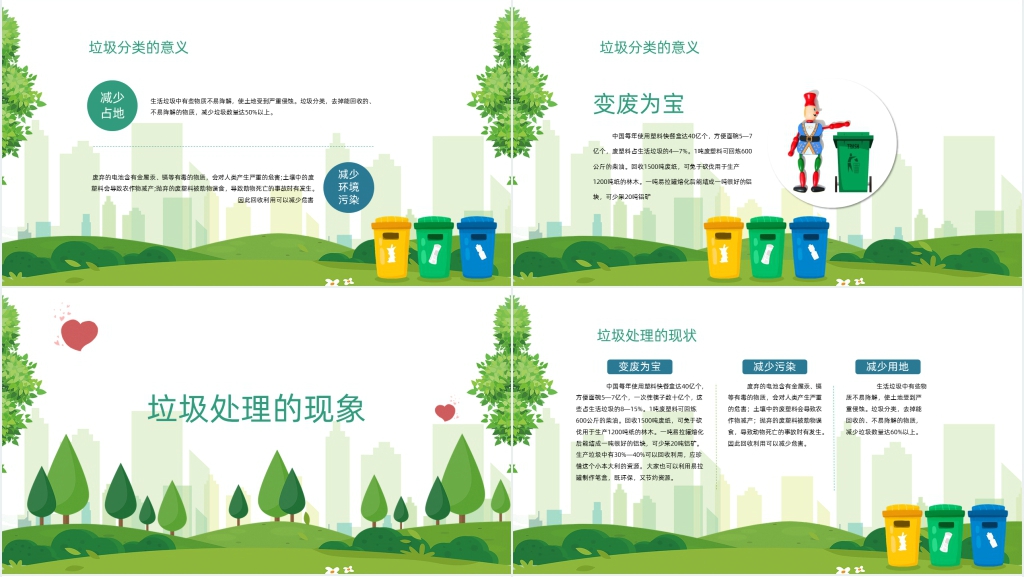 垃圾分类倡导文明从我做起PPT课件 垃圾分类倡导文明从我做起PPT课件