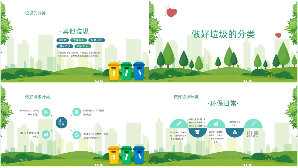 垃圾分类倡导文明从我做起PPT课件 垃圾分类倡导文明从我做起PPT课件