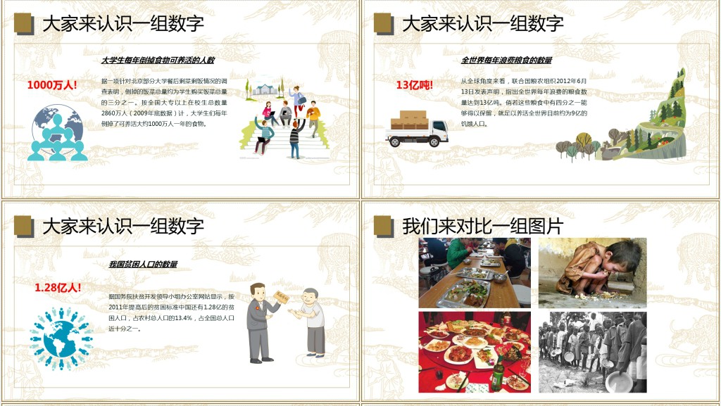 节约用水珍惜粮食主题班PPT课件 节约用水珍惜粮食主题班PPT课件