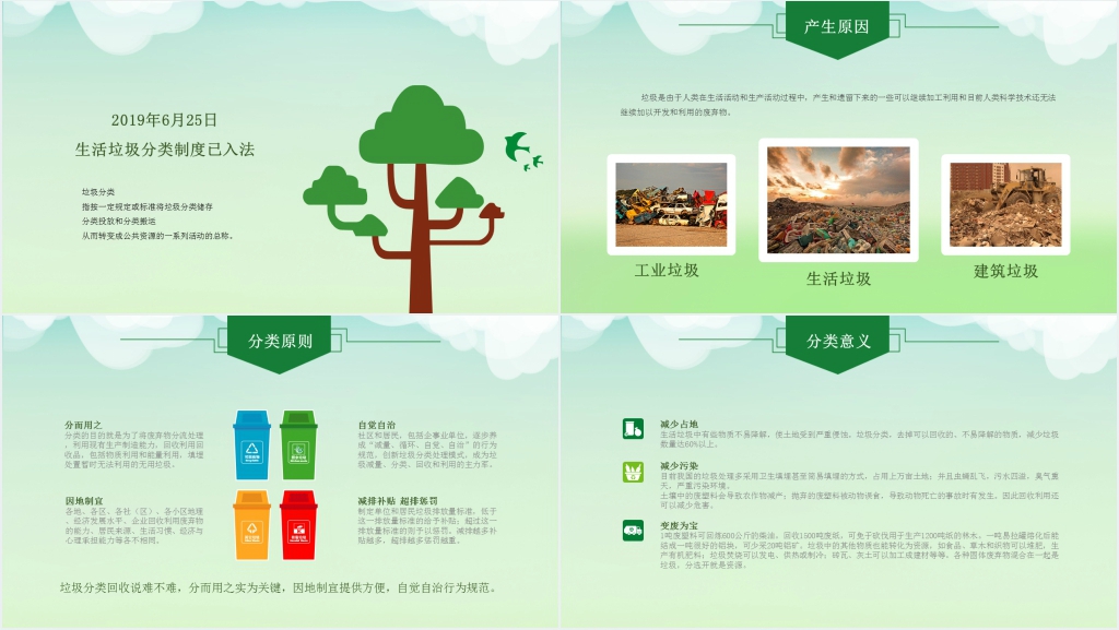 北京市在实行垃圾分类科普教育PPT 北京市在实行垃圾分类科普教育PPT