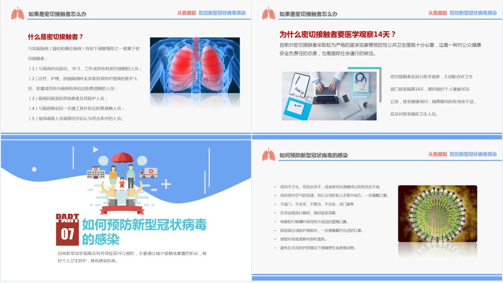 卡通风2020年疫情结束后预防新型冠状病毒PPT模板 卡通风2020年疫情结束后预防新型冠状病毒PPT模板