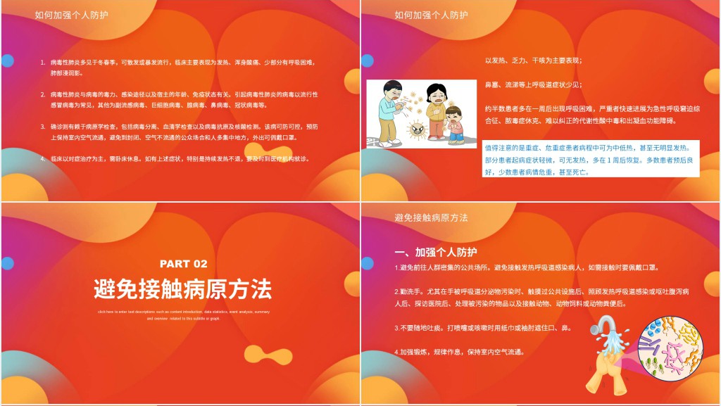 多彩带好口罩预防新型冠状病毒PPT课件 多彩带好口罩预防新型冠状病毒PPT课件