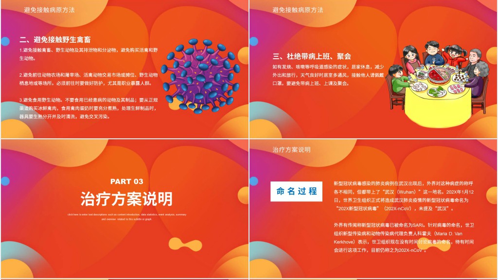 多彩带好口罩预防新型冠状病毒PPT课件 多彩带好口罩预防新型冠状病毒PPT课件