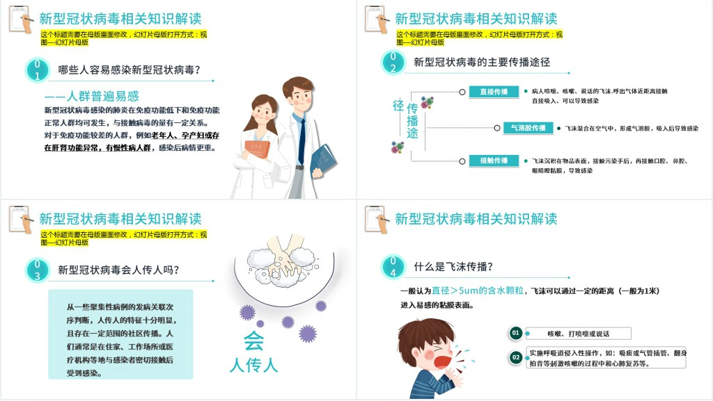 卡通风中学生抗击新型冠状病毒主题班会PPT课件 卡通风中学生抗击新型冠状病毒主题班会PPT课件