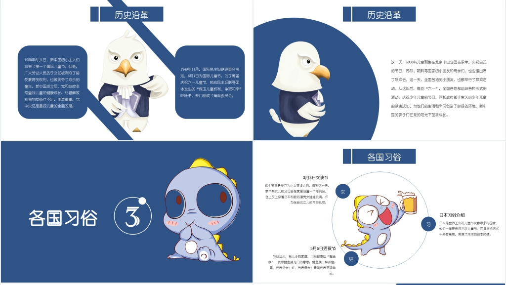 六一儿童节快乐介绍PPT模板 六一儿童节快乐介绍PPT模板