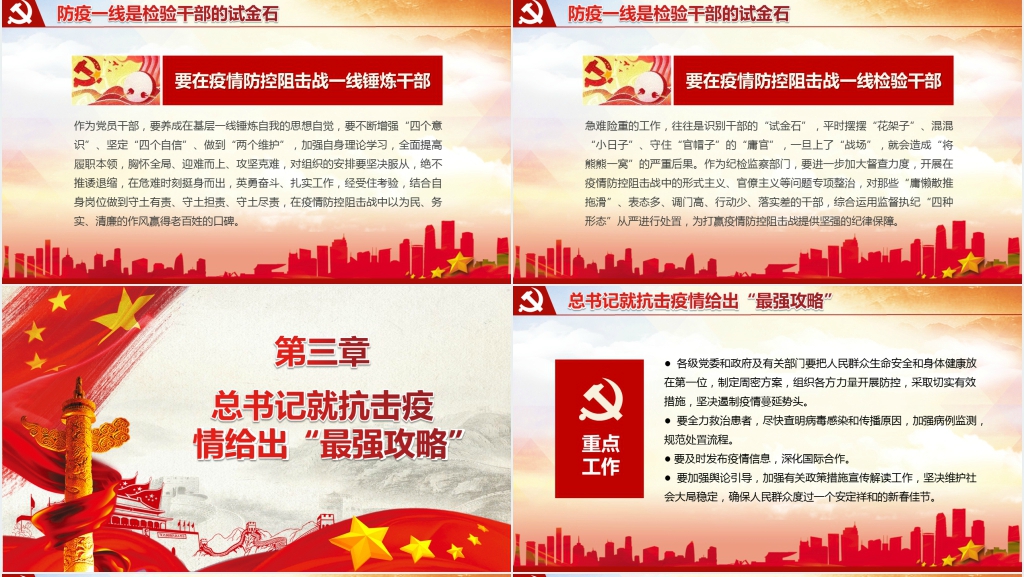 党政风疫情防控防范工作汇报PPT范文 党政风疫情防控防范工作汇报PPT范文