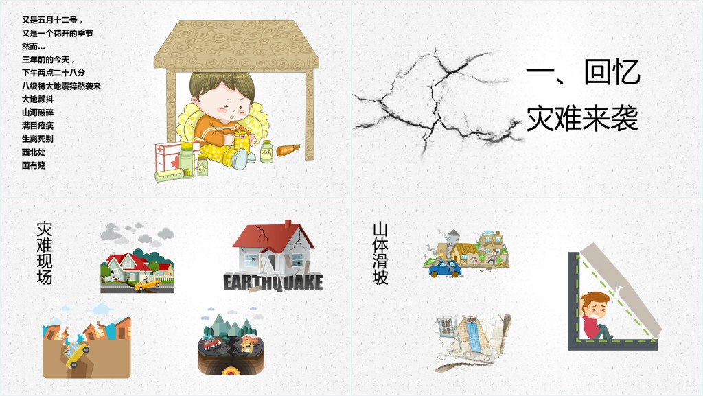512汶川地震纪念日主题班会PPT课件 512汶川地震纪念日主题班会PPT课件