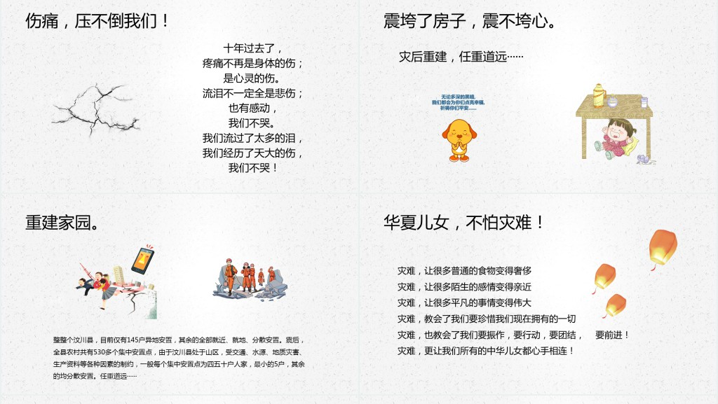 512汶川地震纪念日主题班会PPT课件 512汶川地震纪念日主题班会PPT课件