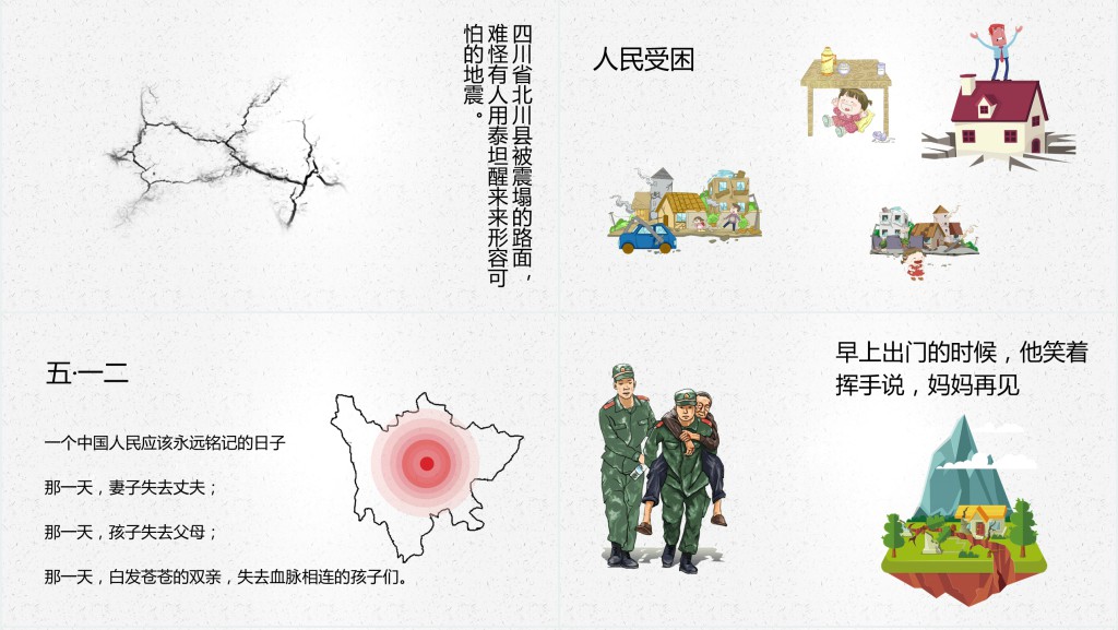 512汶川地震纪念日主题班会PPT课件 512汶川地震纪念日主题班会PPT课件
