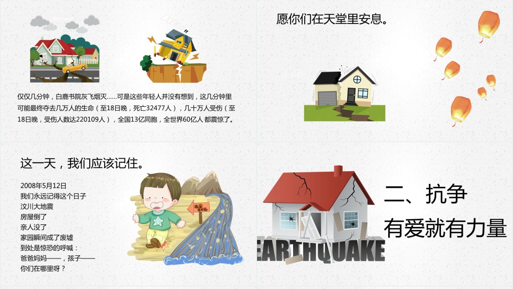 512汶川地震纪念日主题班会PPT课件 512汶川地震纪念日主题班会PPT课件