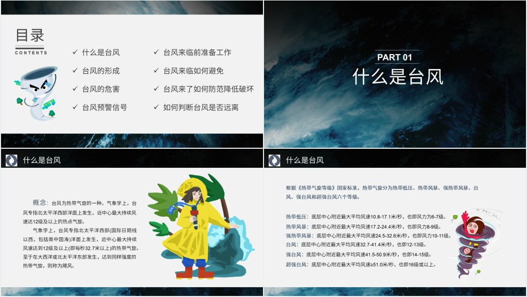 防台风安全教育主题班会PPT课件 防台风安全教育主题班会PPT课件