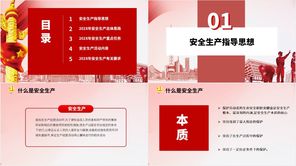 安全生产月指导思想PPT 安全生产月指导思想PPT
