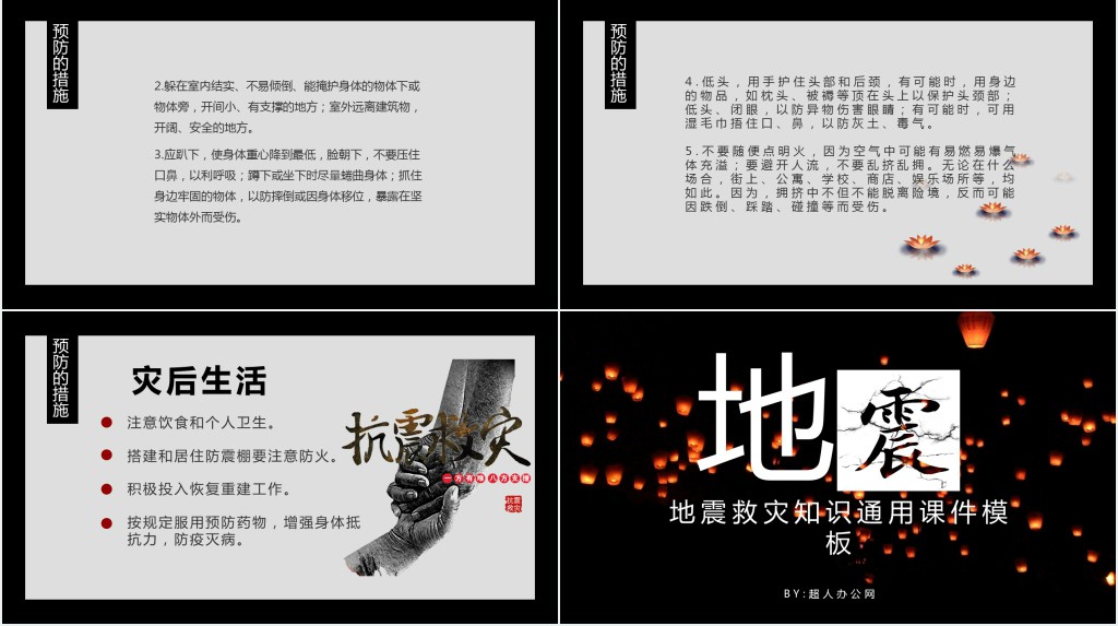 预防地震安全教育PPT课件