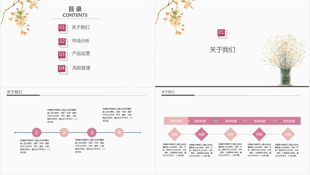 清新夏天商业计划书通用PPT模板 清新夏天商业计划书通用PPT模板