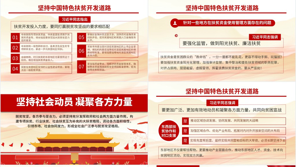 扶贫工作重要论述解读PPT 扶贫工作重要论述解读PPT