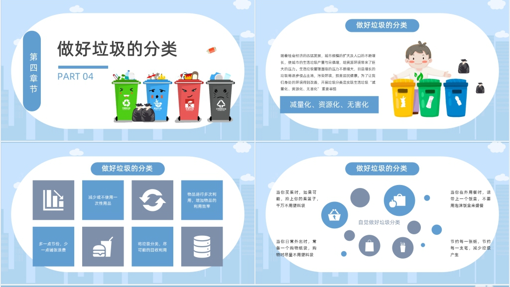 大学生垃圾分类指南PPT课件