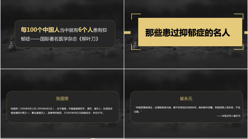 大学生抑郁症PPT课件 大学生抑郁症PPT课件