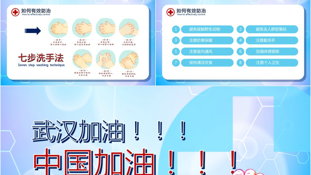疫情结束下半年预防PPT模板 疫情结束下半年预防PPT模板