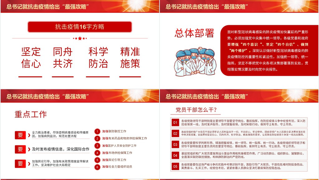 党政风疫情是检验干部的试金石主题PPT党课 党政风疫情是检验干部的试金石主题PPT党课