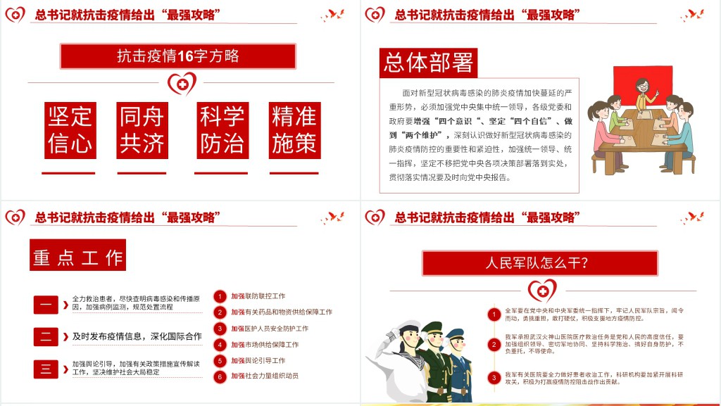 党政风疫情防控阻击战一线PPT党课 党政风疫情防控阻击战一线PPT党课