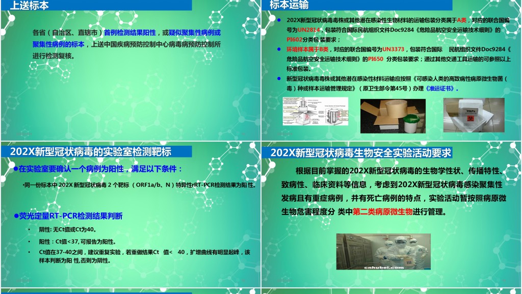 新型冠状病毒肺炎防控知识手册PPT模板 新型冠状病毒肺炎防控知识手册PPT模板