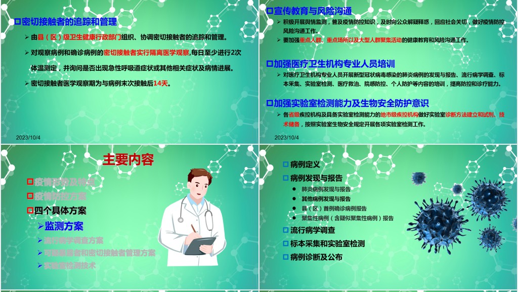 新型冠状病毒肺炎防控知识手册PPT模板 新型冠状病毒肺炎防控知识手册PPT模板