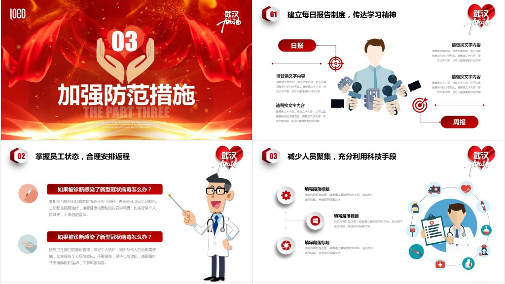 党政风镇疫情防控工作汇报PPT党课 党政风镇疫情防控工作汇报PPT党课