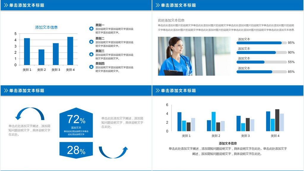 专科护士护理工作总结PPT模板 专科护士护理工作总结PPT模板