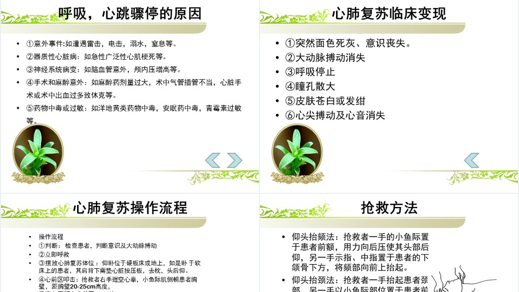 心肺复苏专科诊疗技术学习PPT模板 心肺复苏专科诊疗技术学习PPT模板