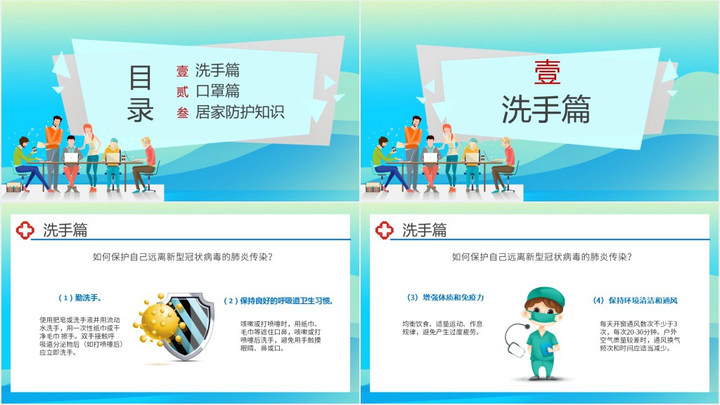 复工岗前个人防护知识全员培训制度PPT 复工岗前个人防护知识全员培训制度PPT