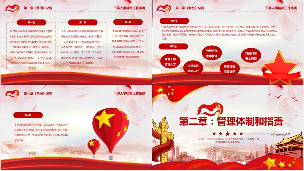 干部人事档案工作条例学习解读PPT 干部人事档案工作条例学习解读PPT