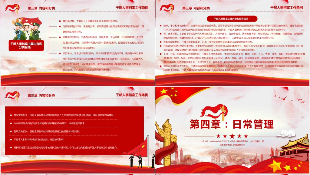 干部人事档案工作条例学习解读PPT 干部人事档案工作条例学习解读PPT